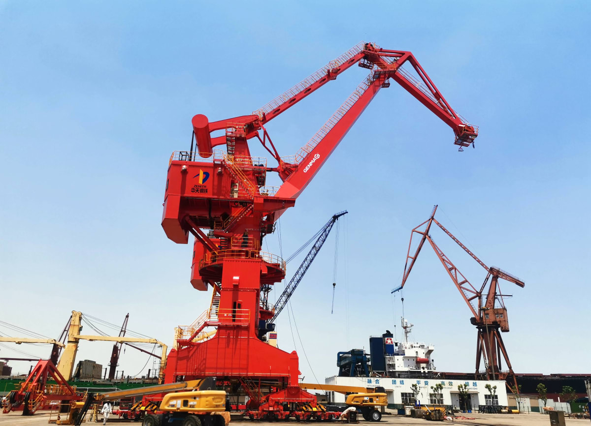 Cẩu LLC (Lever Luffing Portal Crane) 4